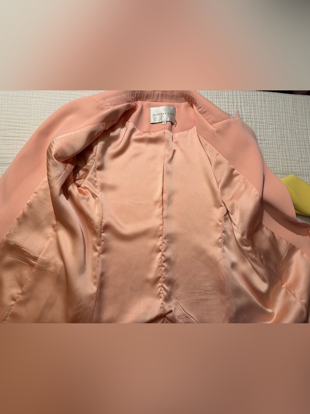 Endless Rose Women’s Pastel Chic Colorblock Blazer Single Button Size Small - Picture 8 of 10